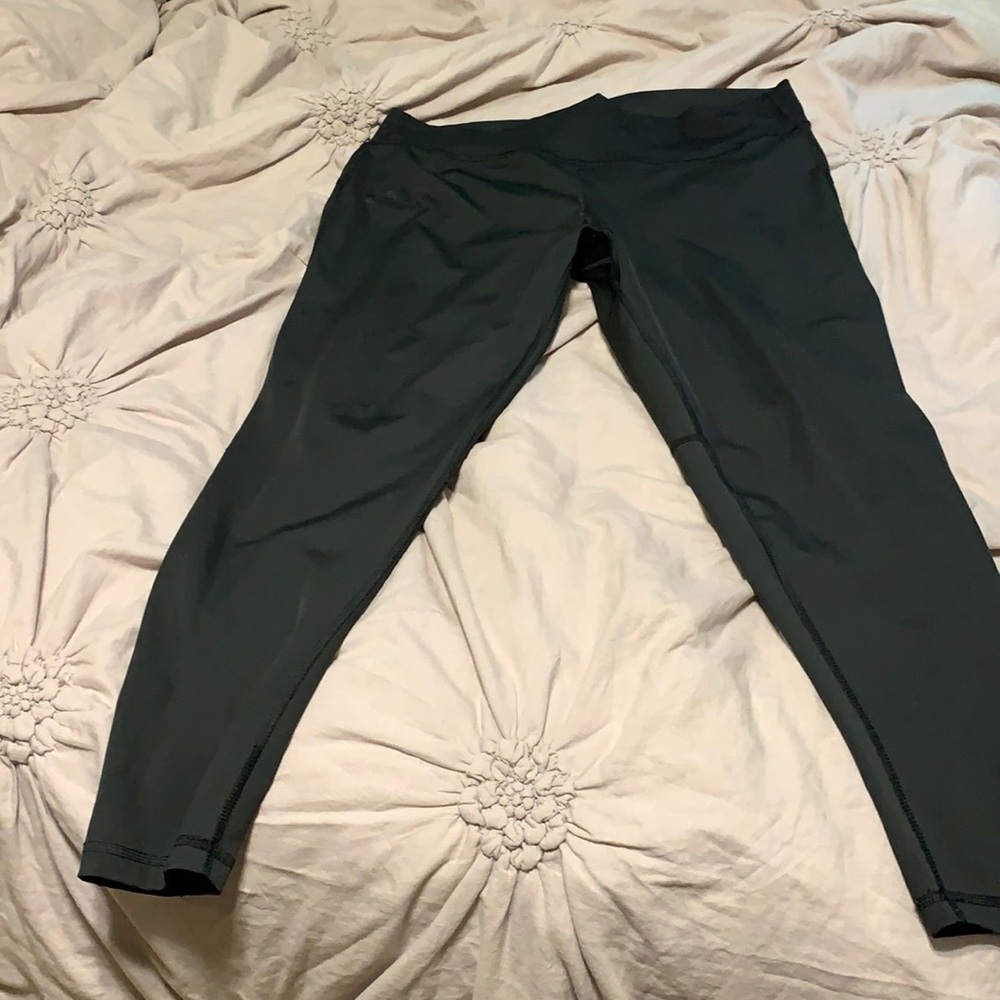 2x Black Adidas Leggings
